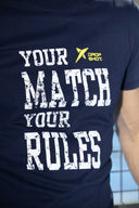 CAMISETA DROP SHOT MATCH RULES MARINO 21